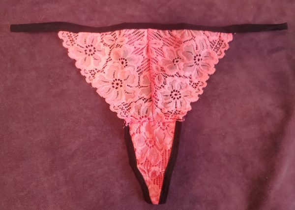 Hot Pink Lace G-String