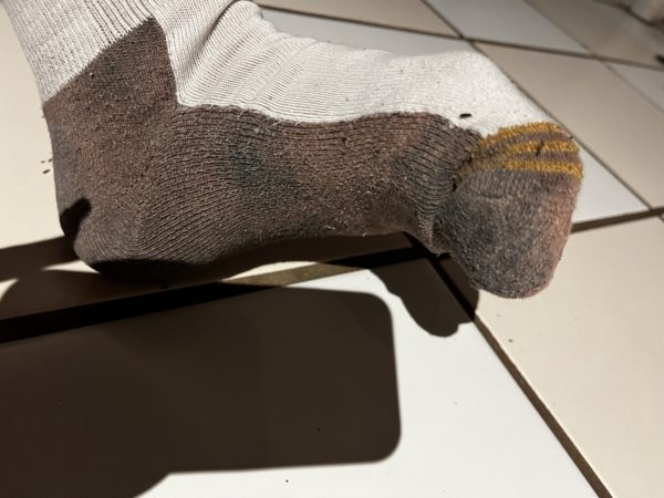 Ankle (quarter) socks very stinky