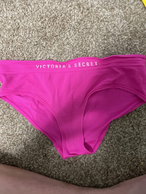 Hot pink undies!