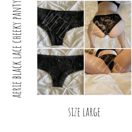 Black Lace Aerie Cheeky