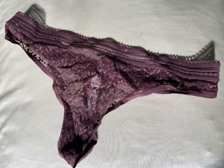 Deep Purple Full Lace Thong