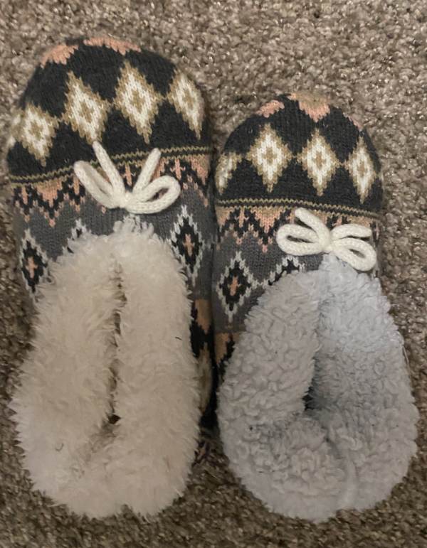Fluffy Stained Slippers