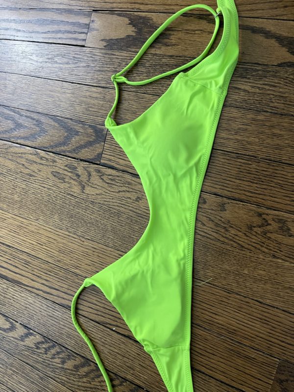 Neon Green Bikini Top Bra