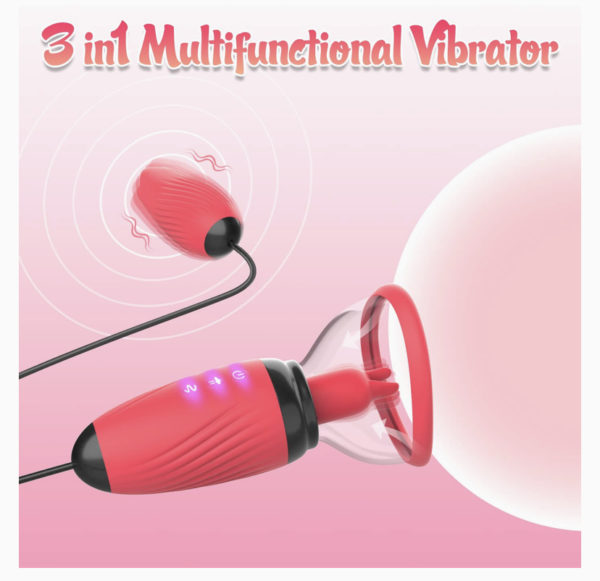 Pink Clitoris Suction Sex Toy