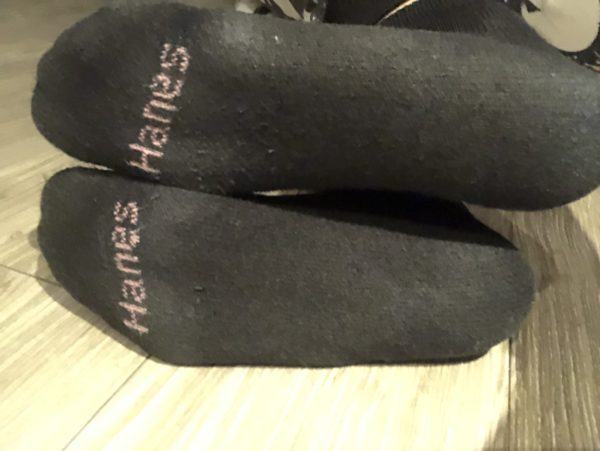 UPDATED! ✨Fresh & Ripe✨ 40-Hour worn plain black socks