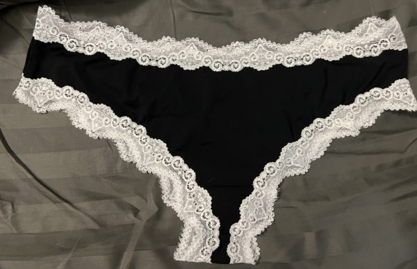 Black and white panties