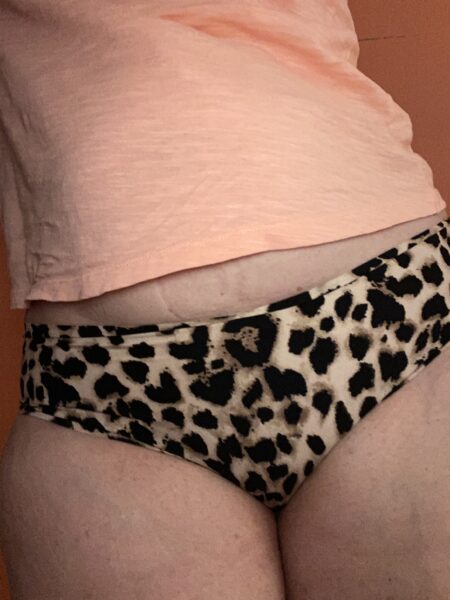 Sweaty 1 Day Worn Leopard Victoria's Secret Panty